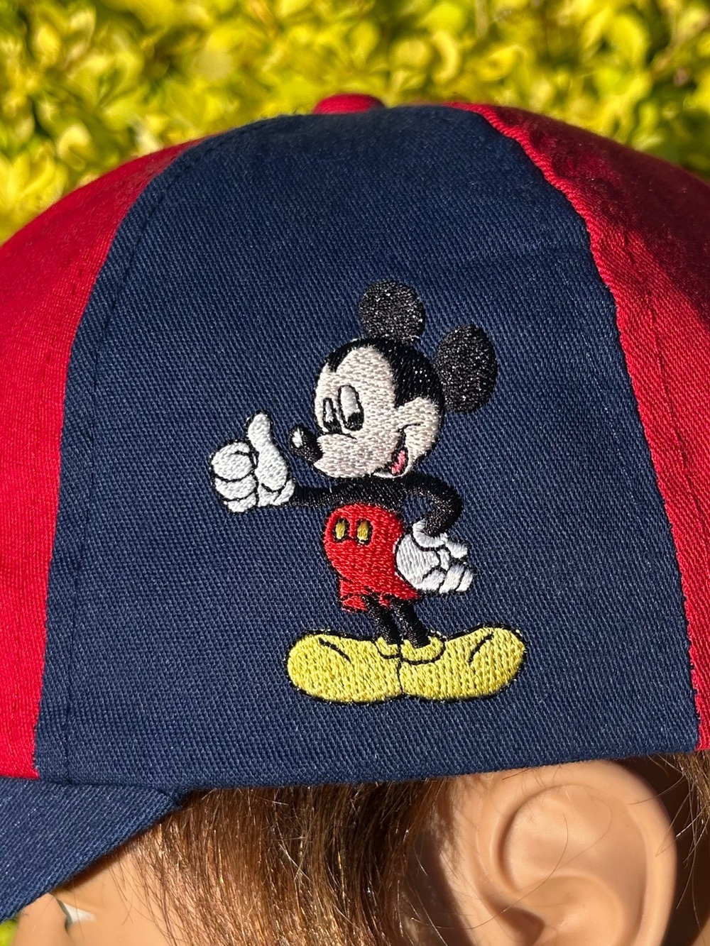 Vintage 1996 Disneyland Mickey Mouse snapback hat baseball cap Tourist Souvenir